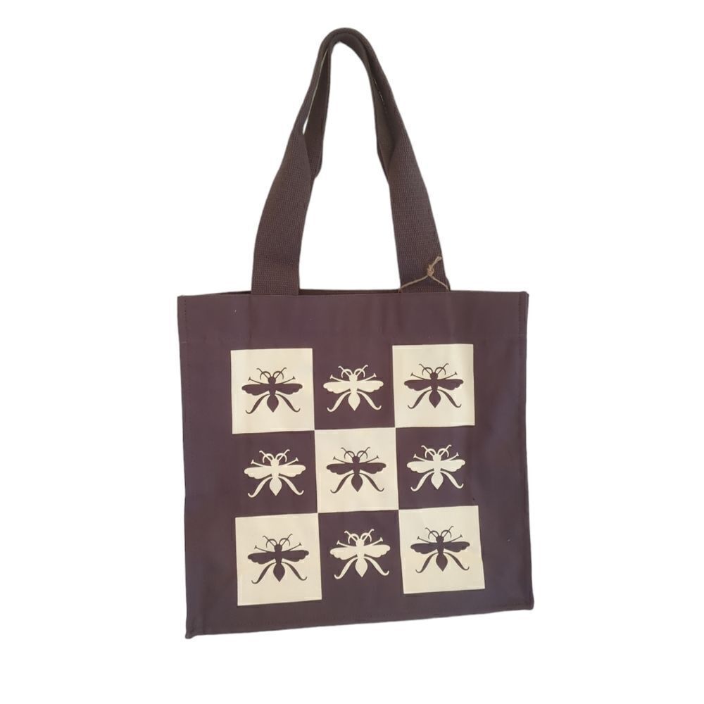 Paper Source Reusable Tote Bag Bees - Picture 2 of 5